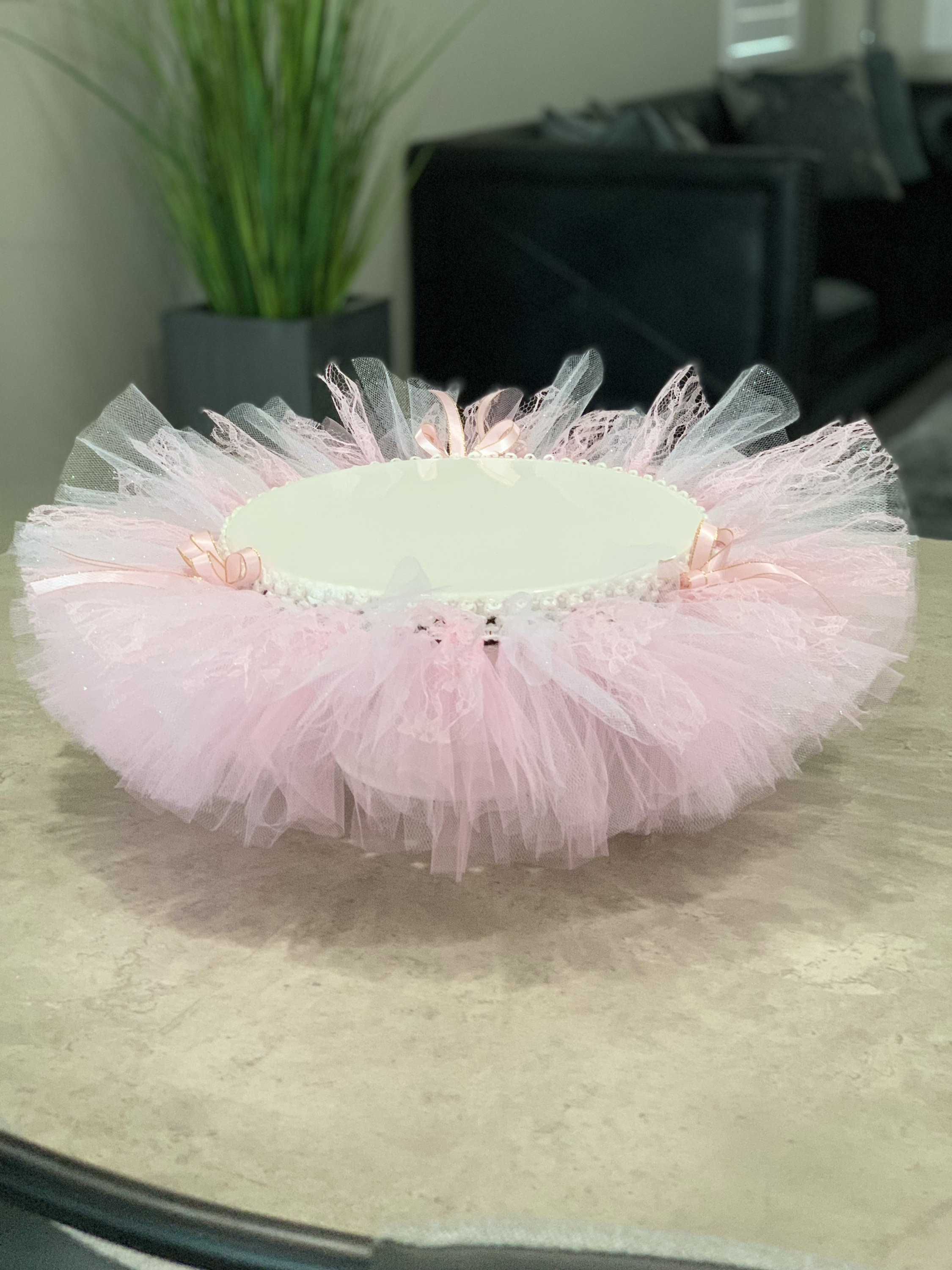 Pink Cake Stand Tutu Skirt. Baby Shower Decoration. Wedding Etsy