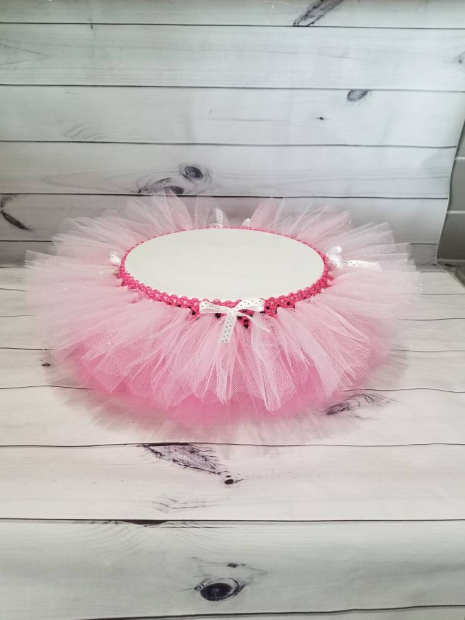 Cake Stand Tutu Skirt. Pink and White Sparkle Tutu.baby Shower Etsy