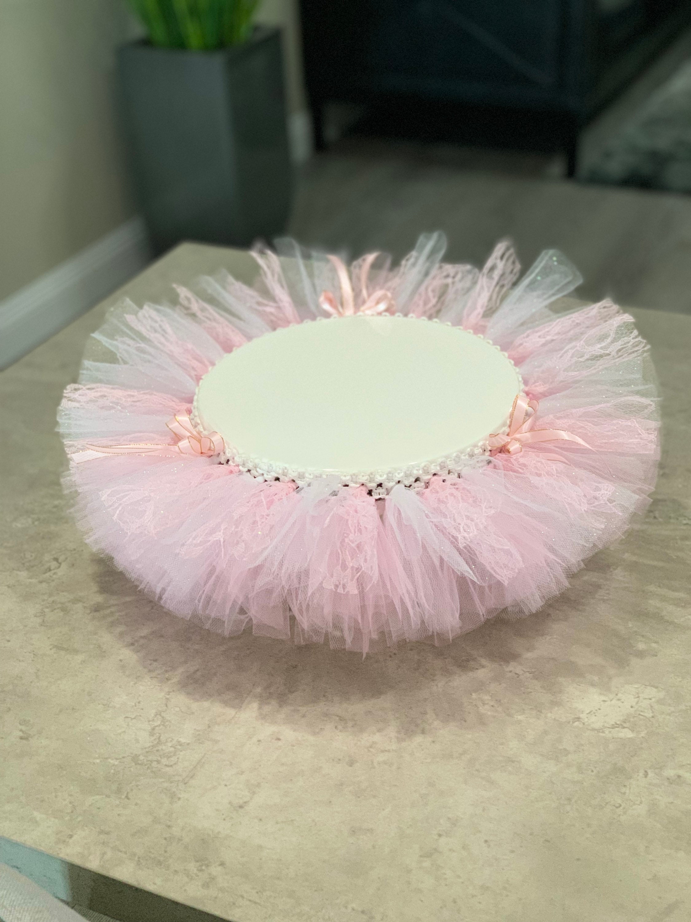 Pink Cake Stand Tutu Skirt. Baby Shower Decoration. Wedding Etsy