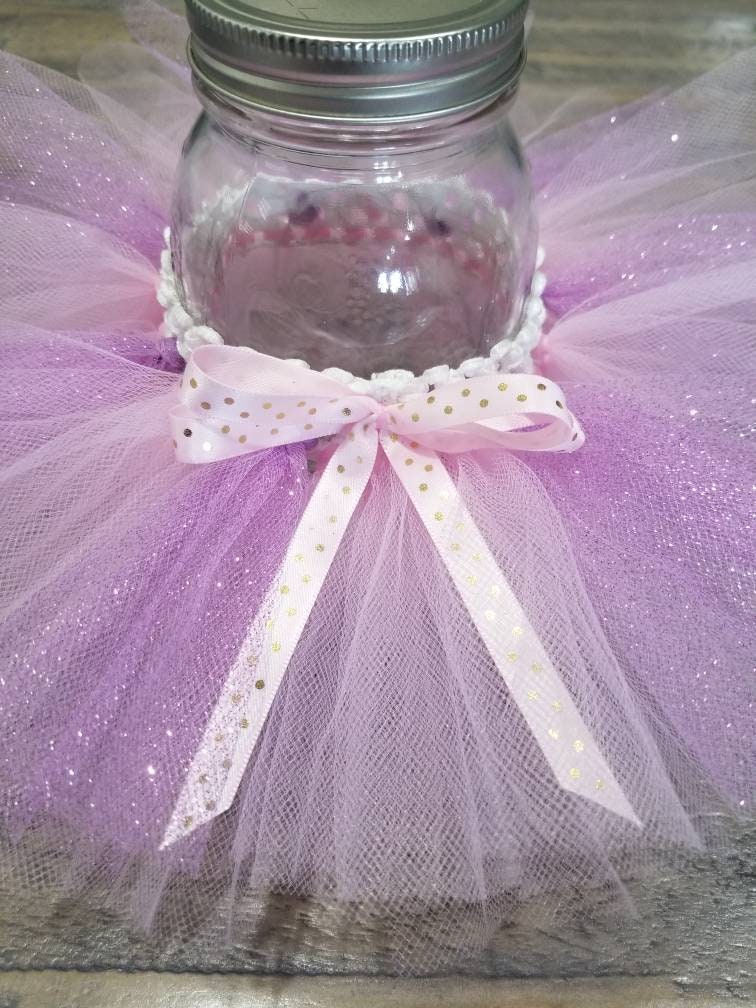 Big Mason jar tutu. Candy dush tutu. Baby shower decoration. Etsy