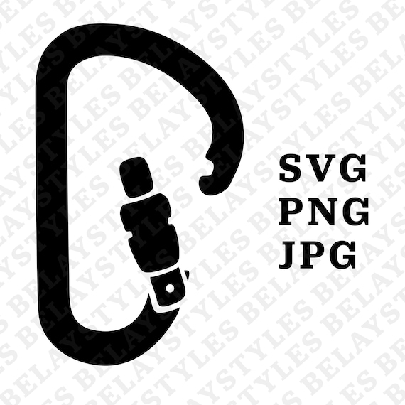 Instant Download of Carabiner Vector Illustration Perfect for