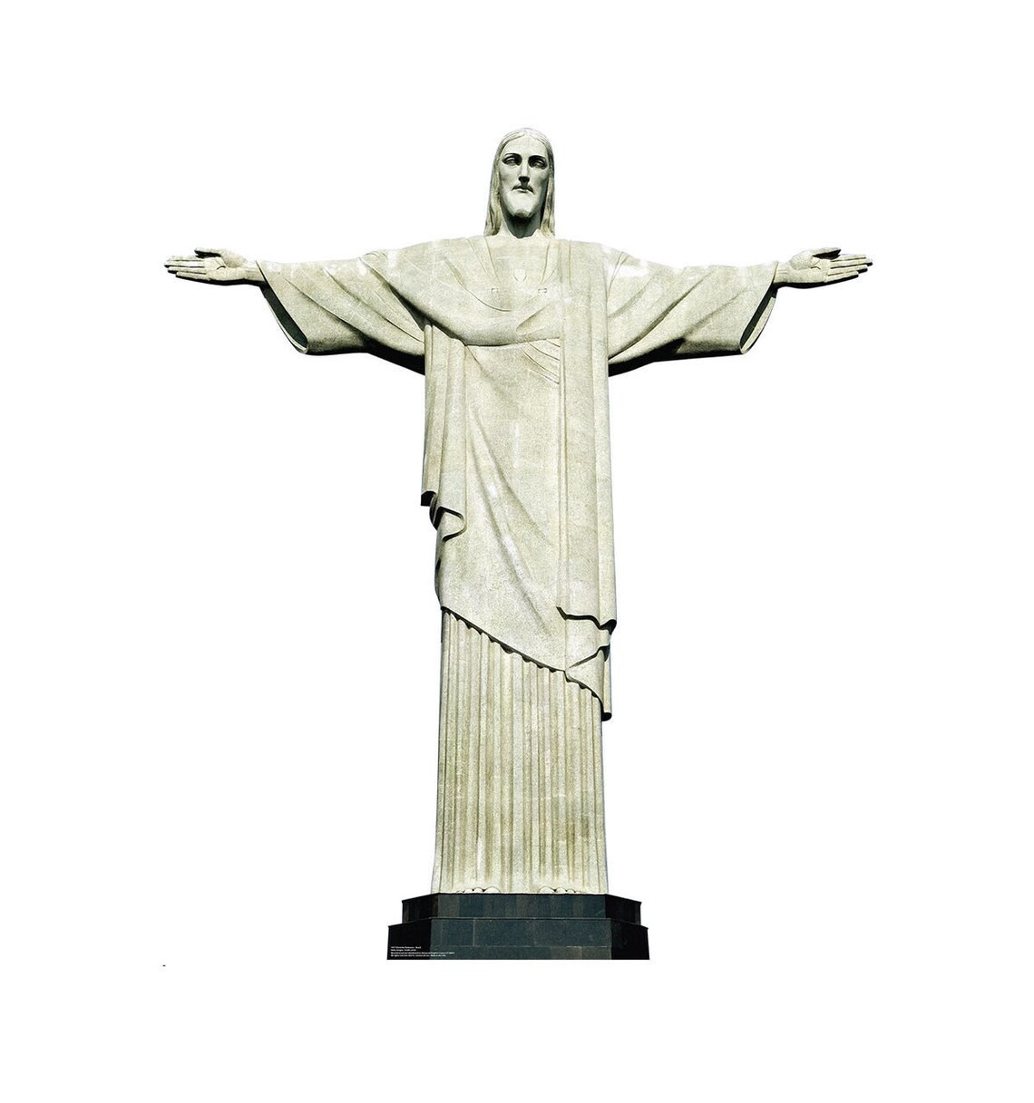 Christ the Redeemer Brazil Cardboard Cutout Etsy