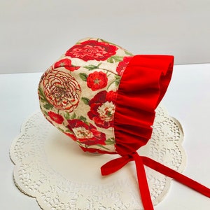 Baby Bonnet - - Sun bonnet-Reversible bonnet