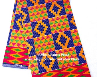Royal Blue & Marigold Yellow African Fabric African Print, Ankara, African  Textile,, Kitenge, Cotton Print, SKU # SWP1013 /Price Per Yard