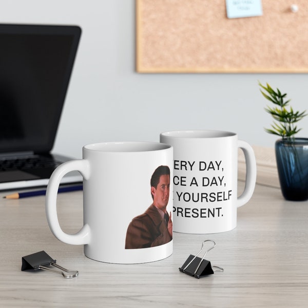 Cult Classic | Special Agent Dale Cooper | Damn Fine Coffee Mug | Twin Peaks | David Lynch