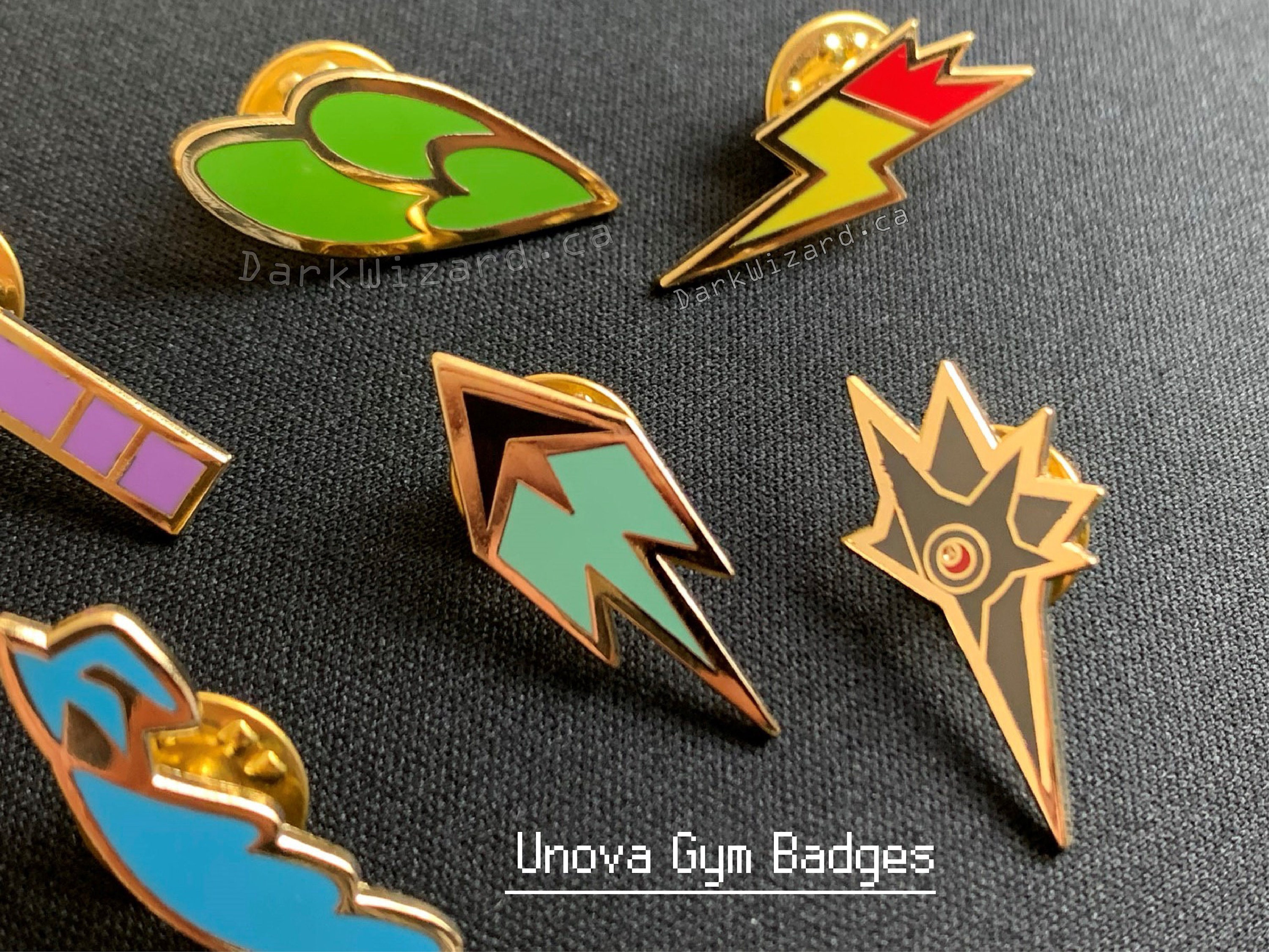 Unova Button Pins - Teddymuffs Designs