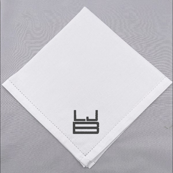 Large and small hand hemstitched men's cotton handkerchiefs,.Men's cotton handkerchiefs.Men's handkerchiefs