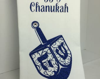 Chanukah decor. Jewish decor.Chanukah linens.Chanukah gift.Jewish theme.Hanukah hostess gift