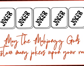 Mahjongg magnets, Mahjongg stocking stuffers, Mahjongg token gift, Mahjongg gift under 5. each, Mahjongg favors