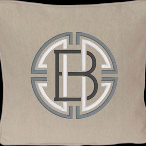 Monogrammed decorative pillow.Custom pillow.Personalized throw pillows.Custom pillows for the bed sofa chair.Decor for men