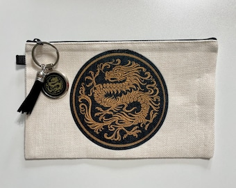 Dragon card and cash bag with matching tassel