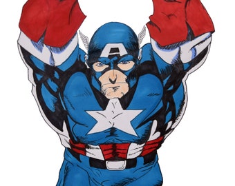 Captain America Print