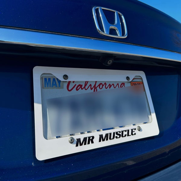 Muscle Car License Plate Etsy