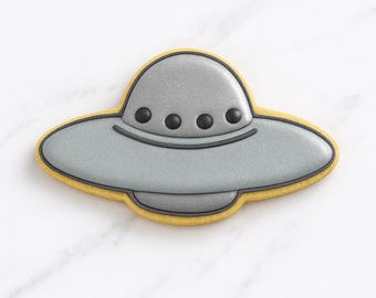 SPACESHIP, Flying Saucer, UFO Cookie Cutter/ Fondant Cutter