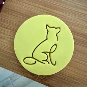 DOG Cookie Stamp with Cutter, Fondant Cutter, Clay Cutter