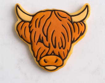 HIGHLAND COW Cookie Cutter / Fondant Cutter