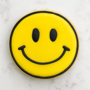 SMILEY FACE Cookie Cutter and Stamp, Fondant Embosser and Cutter, Clay Cutter