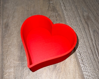 HEART Shaped Succulent Planter, Candy Dish, Valentine's Day, 3D Printed