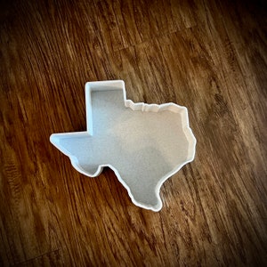 TEXAS State Fillable Tray, 3D Printed