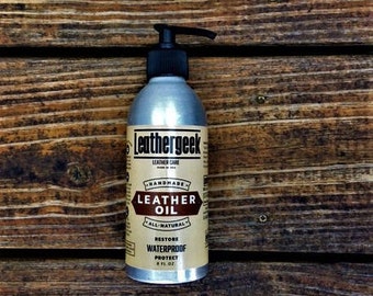 LeatherGeek™ Leather Oil | Restores Dry Leather and Protects | Leather Care All Natural | Handmade in the USA