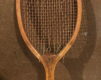 Vintage Jewish Wood Tennis Racket - My Tennis Museum