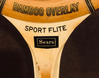 ヴィンテージ シアーズ スポーツ フライト ウッド テニス