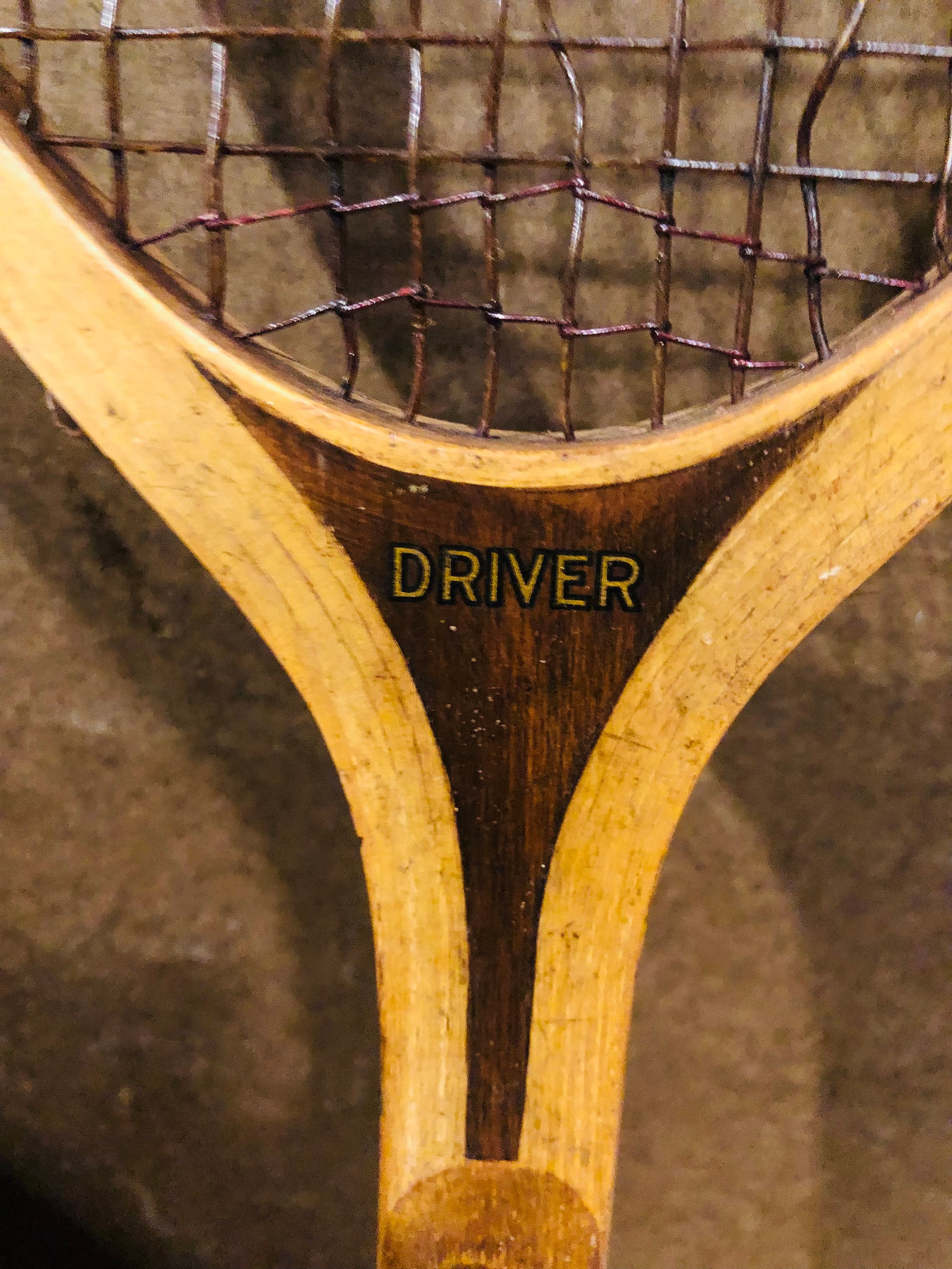 Vintage Tennis Racket Massive AJ Reach Wood - Etsy