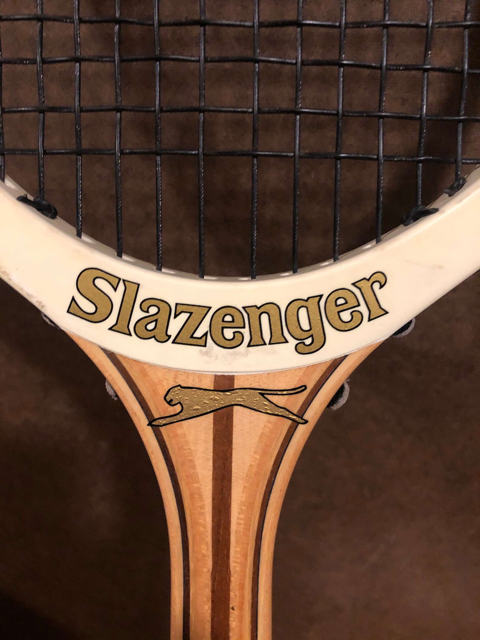Vintage Slazenger Wood Tennis Racket the Challenge 100 Etsy Canada