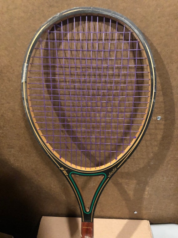Vintage Prince Woodie Tennis Racket Etsy