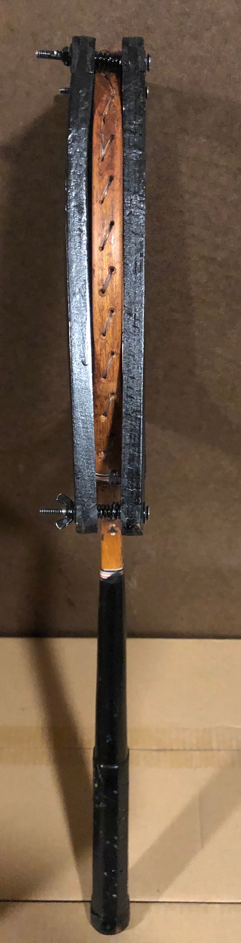 Vintage Macgregor Wood Tennis Racket - Black & Black Wood Press - Etsy