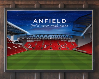 Anfield Poster Etsy