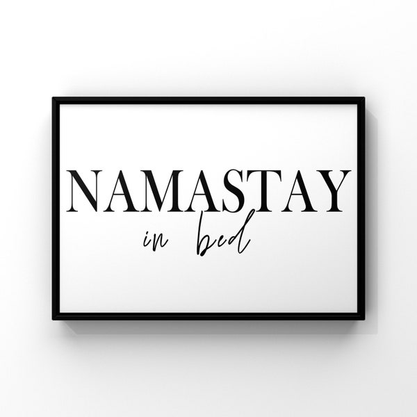 Namaste in Bed - Etsy