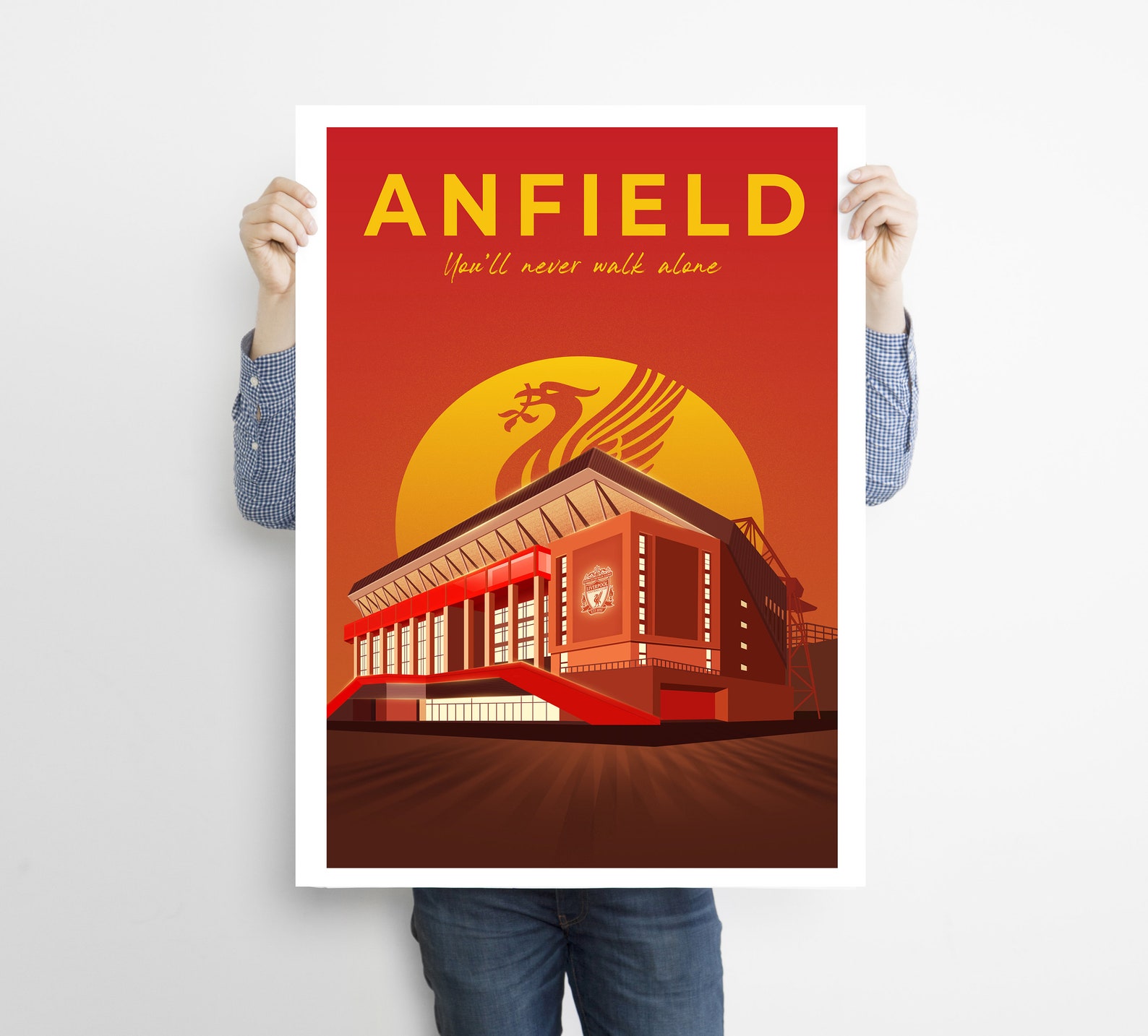 SET de 2 Liverpool Poster Poster Liverpool Fc póster de Etsy