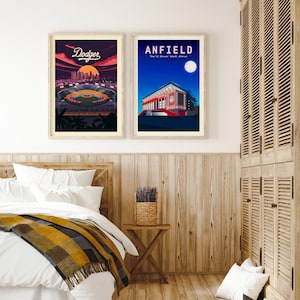 Anfield Liverpool Stadium-affisch, Liverpool-affisch, Detta är Anfield, Liverpool FC, Fotbollstryck, Du kommer aldrig att gå ensam, Liverpool-present bild 5
