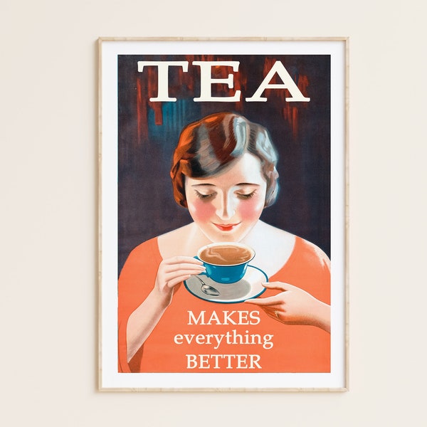 Tea Poster - Etsy