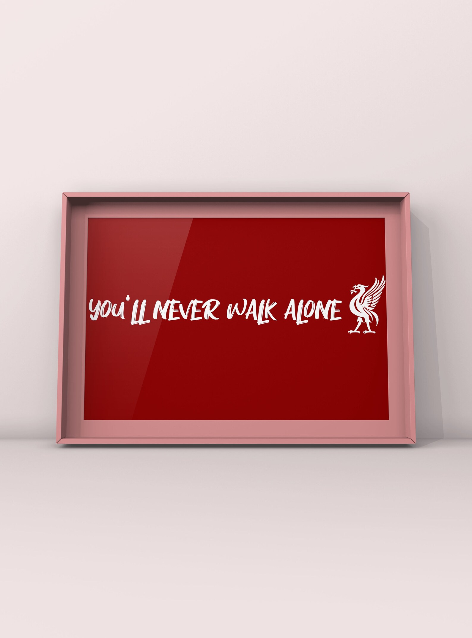 Liverpool FC You'll Never Walk Alone SongTekst poster | Etsy