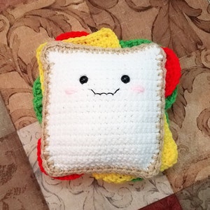 ADORABLE SANDWICH (Amigurumi Plushie Toy) Crochet / Knit