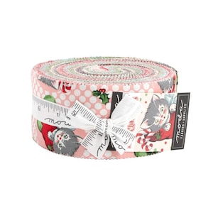 Kitty Christmas Jelly Roll by Moda Fabrics