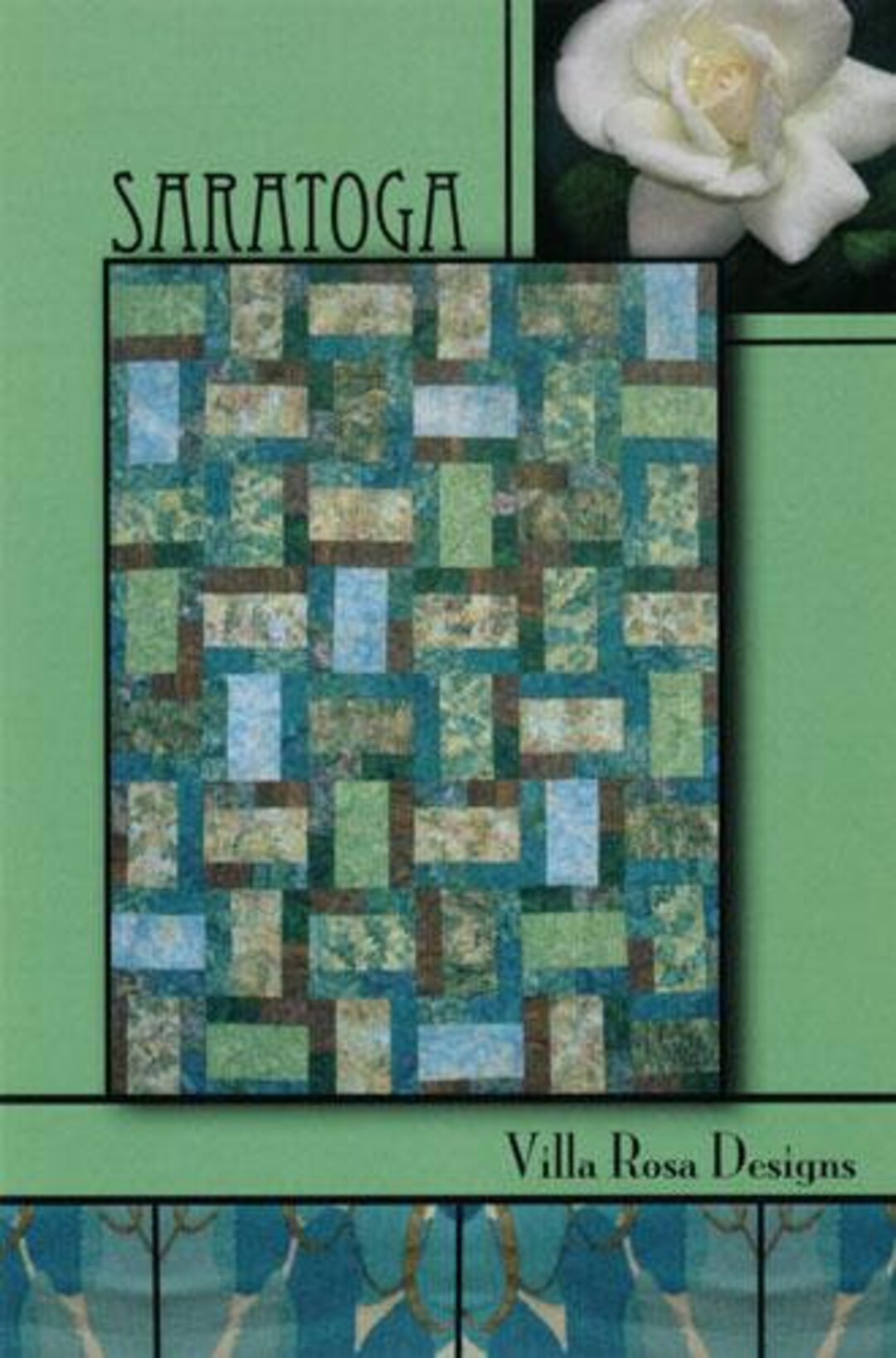 Saratoga Quilt Pattern for Villa Rosa Designs Etsy