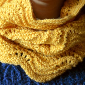 Orange Slices - easy cowl pattern | winter accessory | best knits for fall | quick & simple pattern | PDF download