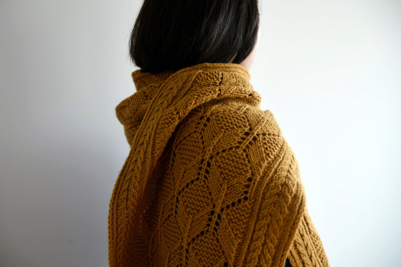 In the Rye Scarf knitting pattern chart PDF download image 4