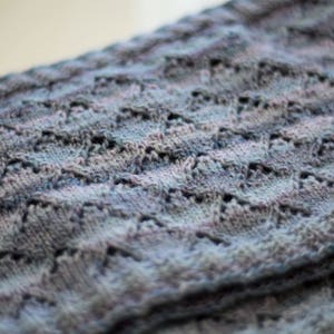 Violet Diamonds - easy cowl pattern for an Infinity scarf | winter accessory | best knits for fall | gorgeous scarf pattern | PDF