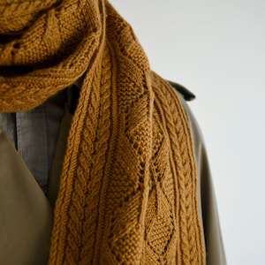 In the Rye Scarf knitting pattern chart PDF download image 3