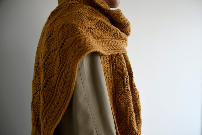 In the Rye Scarf knitting pattern chart PDF download image 6