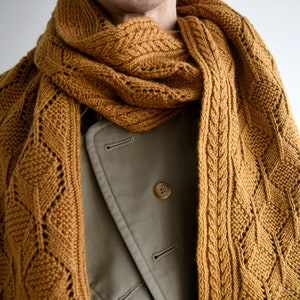 In the Rye Scarf knitting pattern chart PDF download image 1