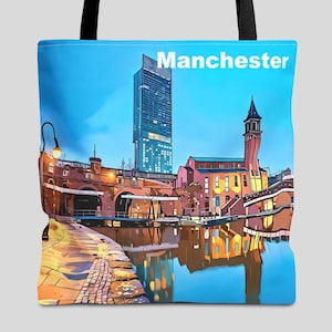 Castlefield Manchester United Kingdom Tragetasche - World Traveler Series City Skyline - GBB063