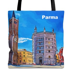 Parma Italy Tote Bag - World Traveler Series -  ITB035