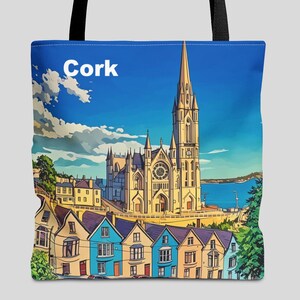 Kork Irland Tragetasche - World Traveler Serie City Skyline - IEB051