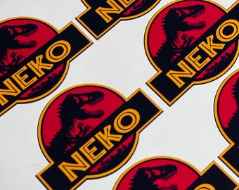Jurassic Park Stickers: Party Decoration Set of 12