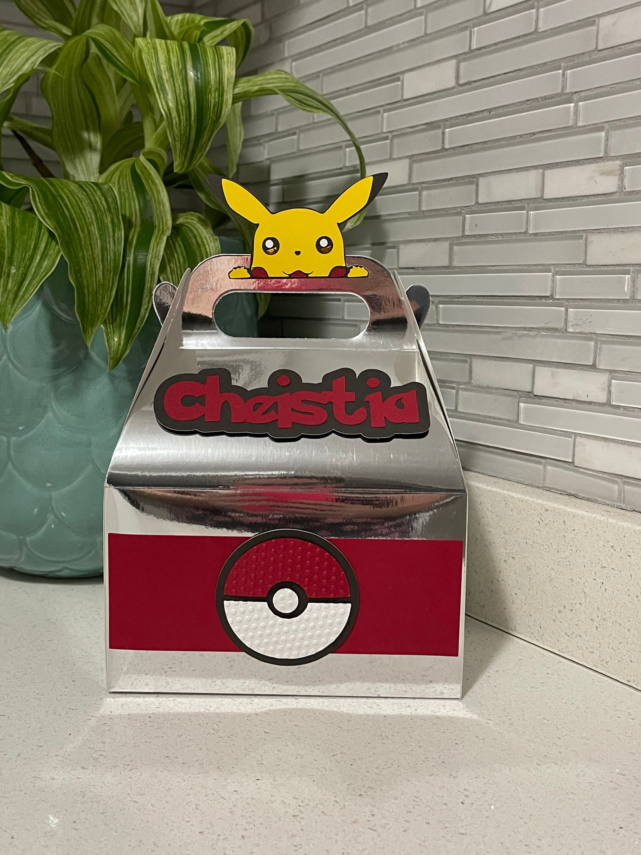 Pokemon Pikachu Favor Box. Candy Box. Treat Box. Gable Box -  Sweden